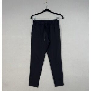 Lululemon Pants Womens 4 Black Joggers Athletic Cropped Travel Comfy Active Gym
